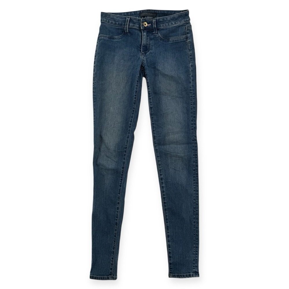 Juicy Jean Couture Jeans Womens 25 Legging‎ Low Rise Skinny Stretch Blue Denim